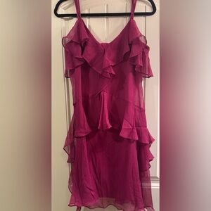 Women’s sexy dress by Taylor in a size 10.  Cranberry in color.  Worn once.